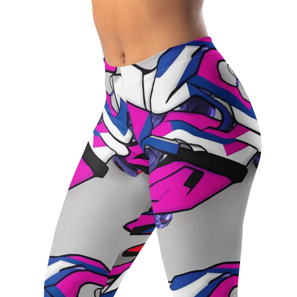 Electric Slipstream on Leggings — Left Front