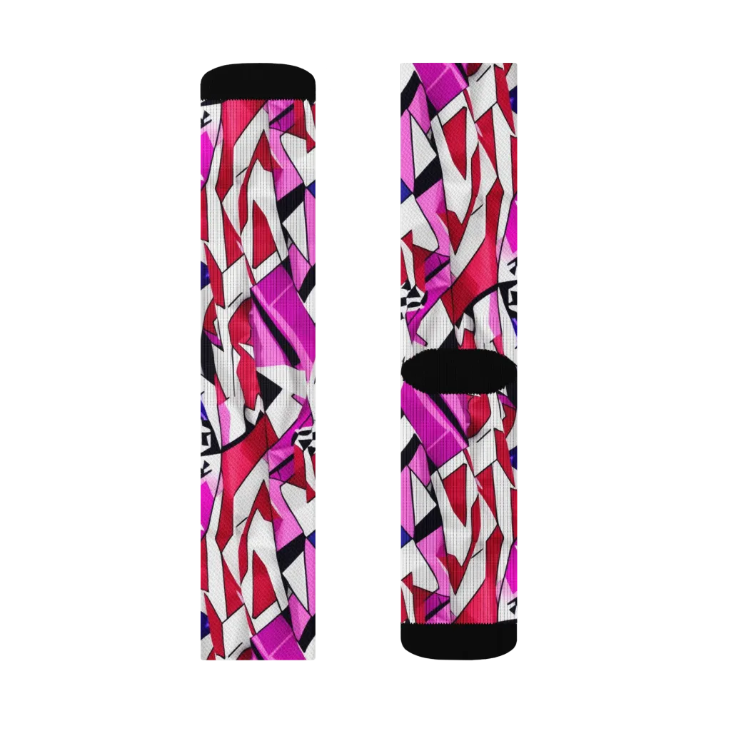 Chromatic Crash on Socks — Right Sock