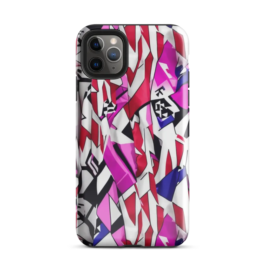 Chromatic Crash on Tough Case for iPhone® — Front
