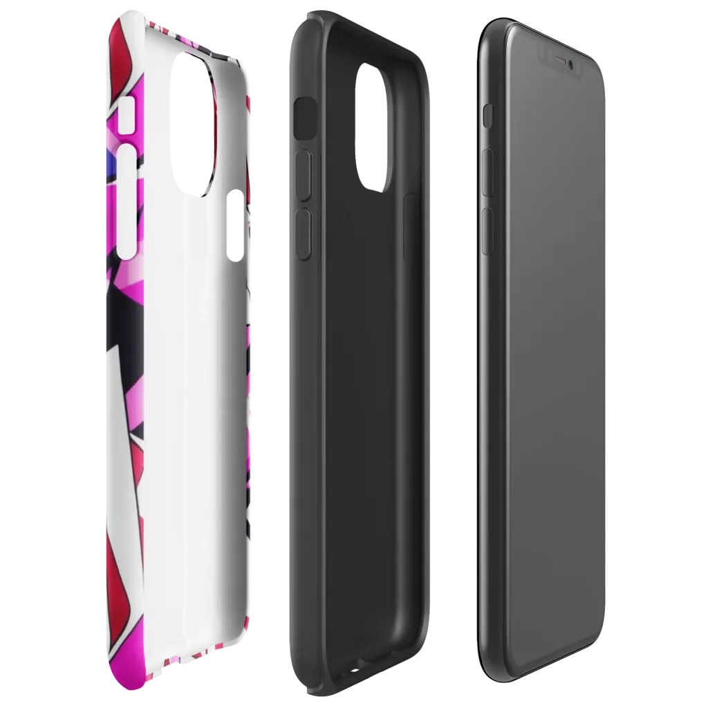 Chromatic Crash on Tough Case for iPhone® — Right
