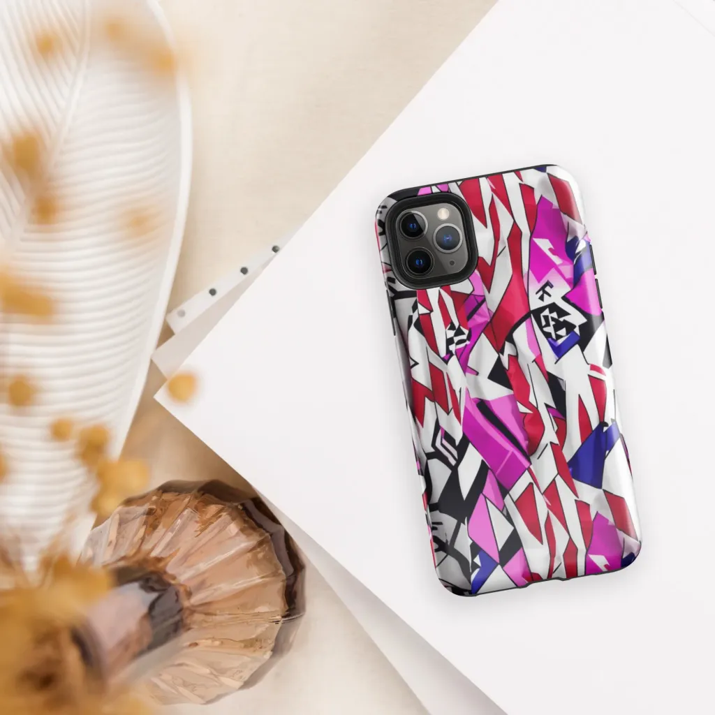 Chromatic Crash on Tough Case for iPhone® — Front