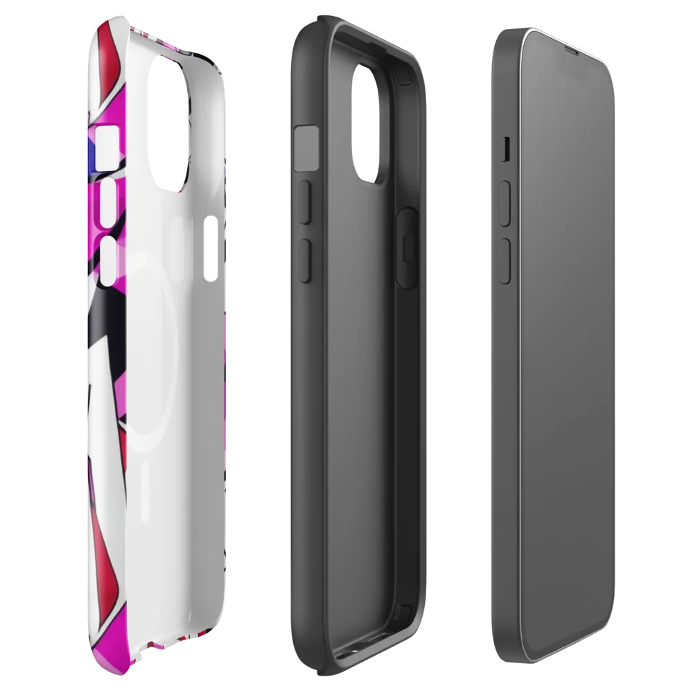 Chromatic Crash on MagSafe Tough Case for iPhone® — Front