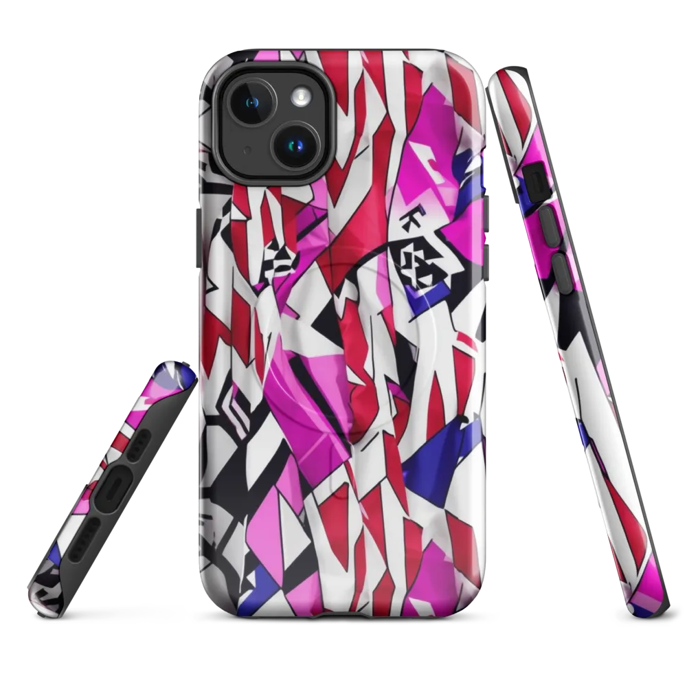 Chromatic Crash on MagSafe Tough Case for iPhone® — Front
