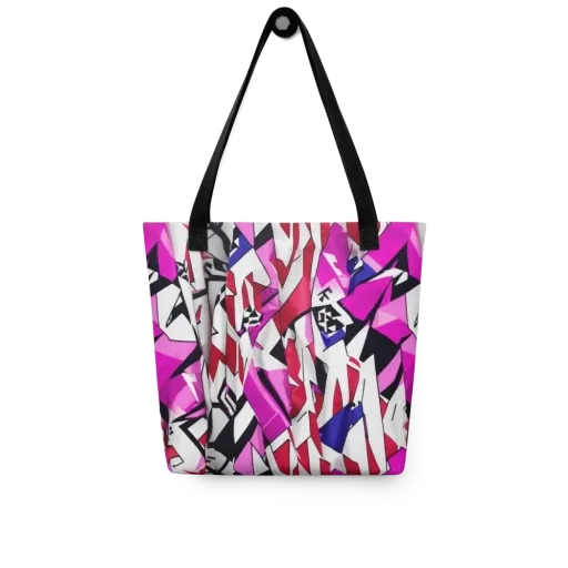 Chromatic Crash on a Tote Bag