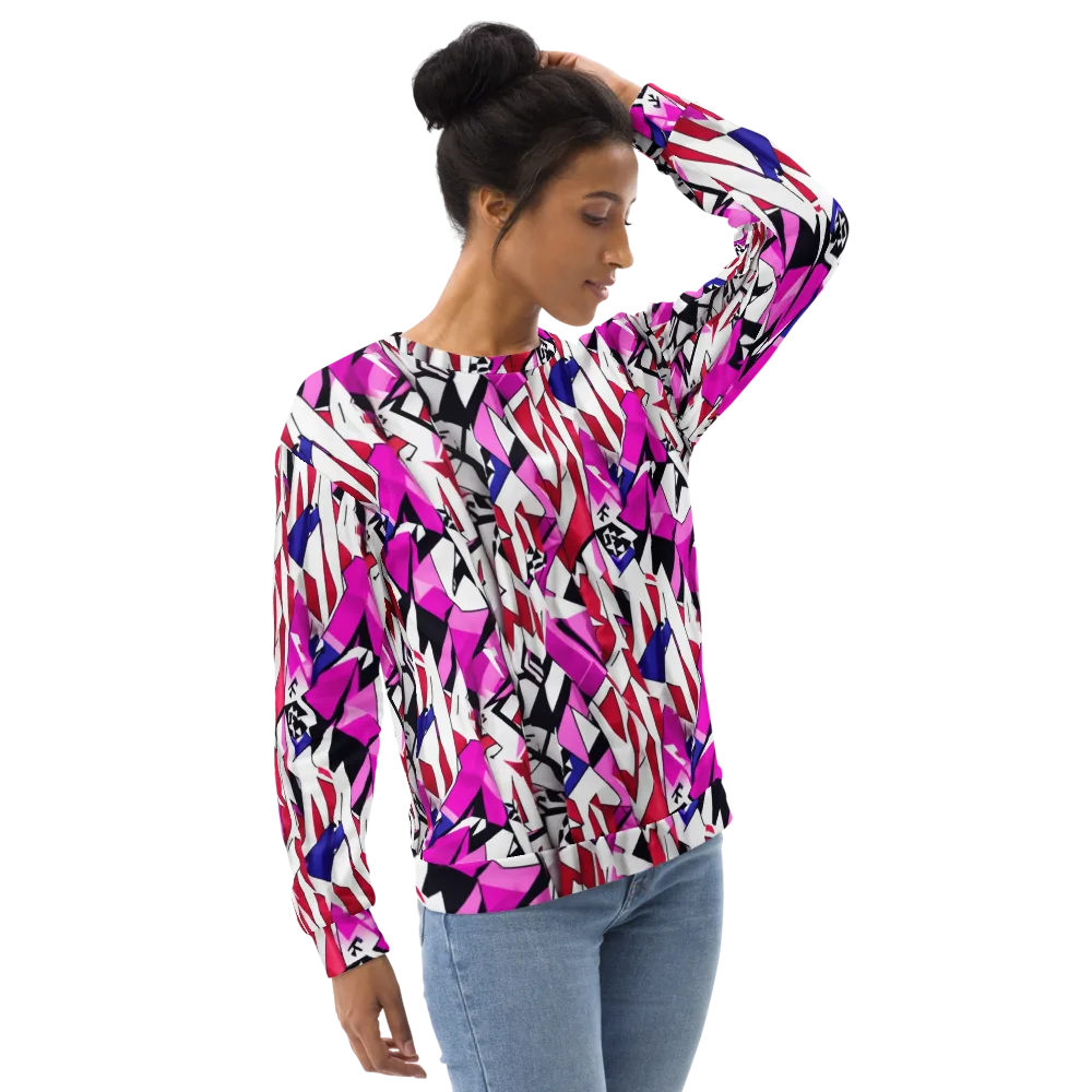 Chromatic Crash on Sweatshirt — Right Front