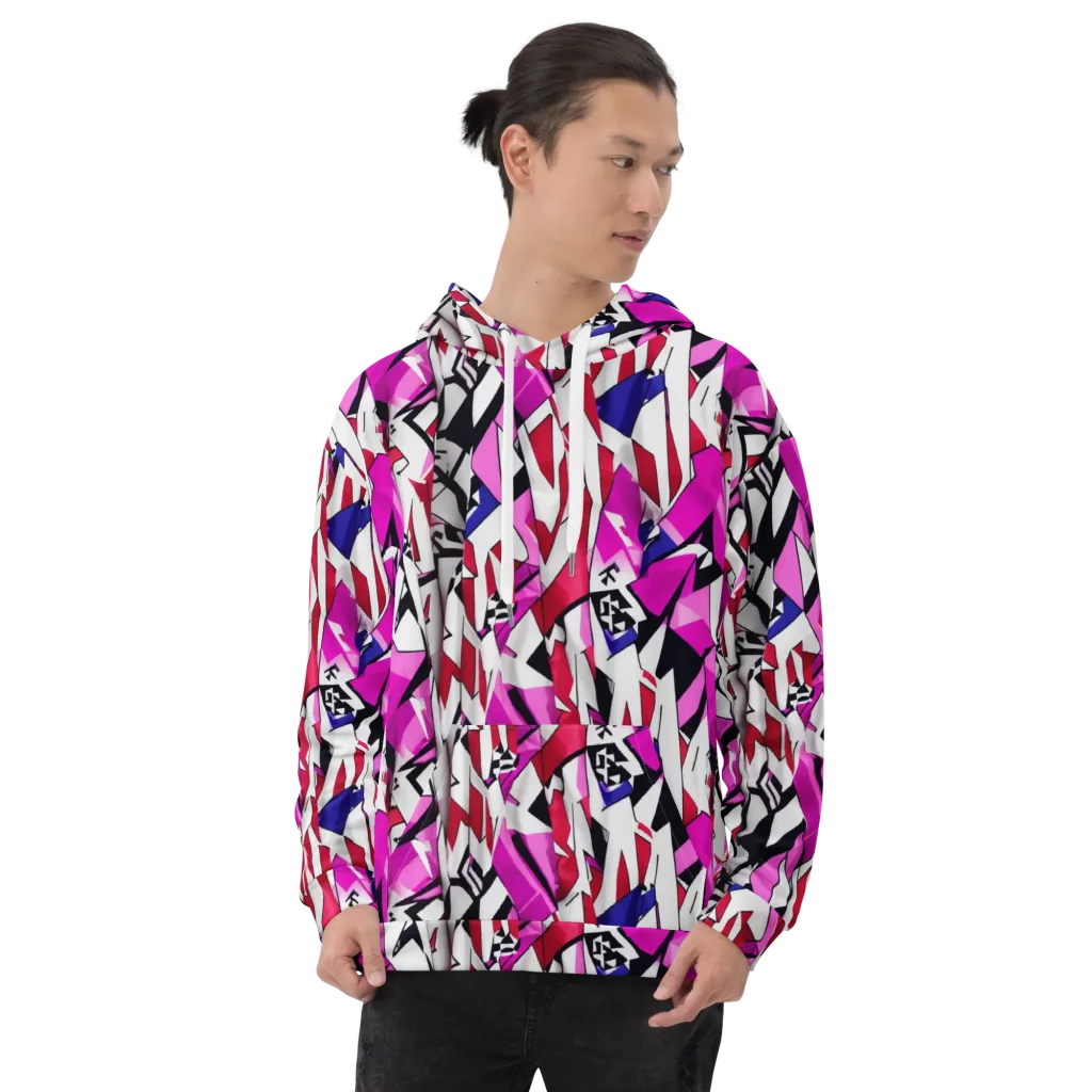 Chromatic Crash on Hoodie — Front