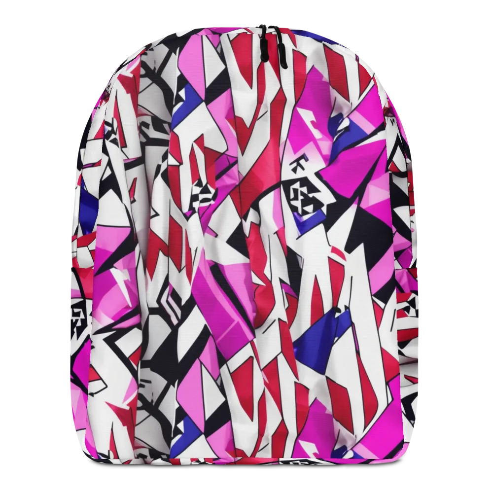 Chromatic Crash on Minimalist Backpack — Front