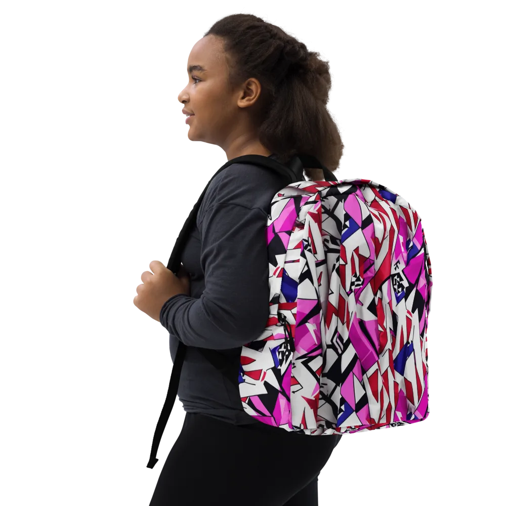 Chromatic Crash on Minimalist Backpack — Right Front