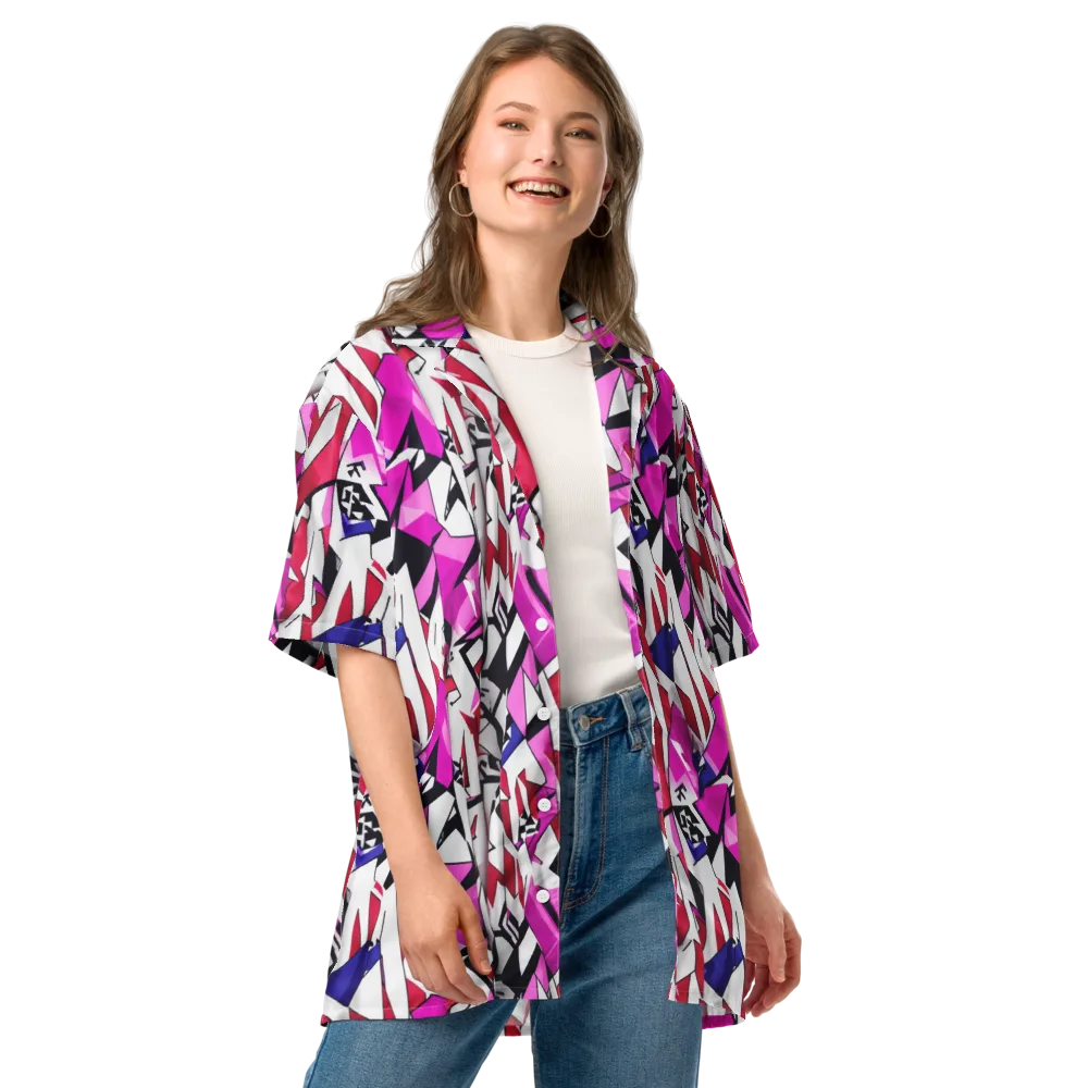 Chromatic Crash on Button Shirt — Front