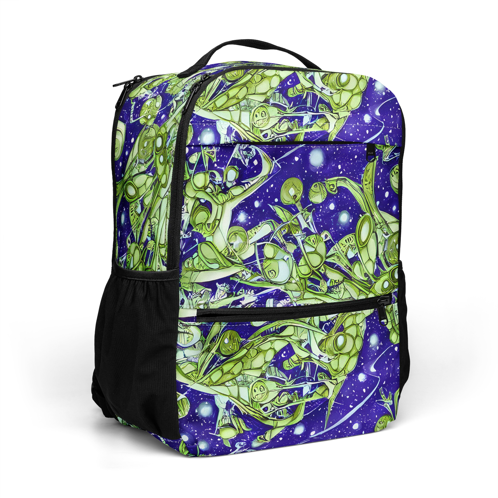 Galactic Greenery on Utility Backpack — Right Front