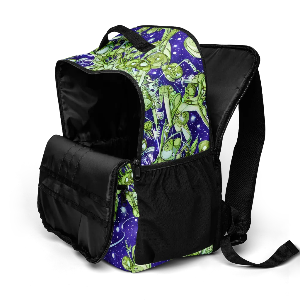 Galactic Greenery on Utility Backpack — Product details 2
