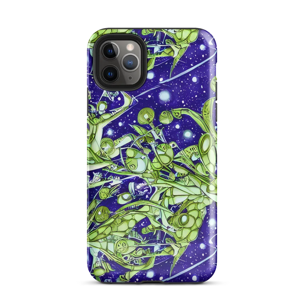 Galactic Greenery on Tough Case for iPhone® — Front
