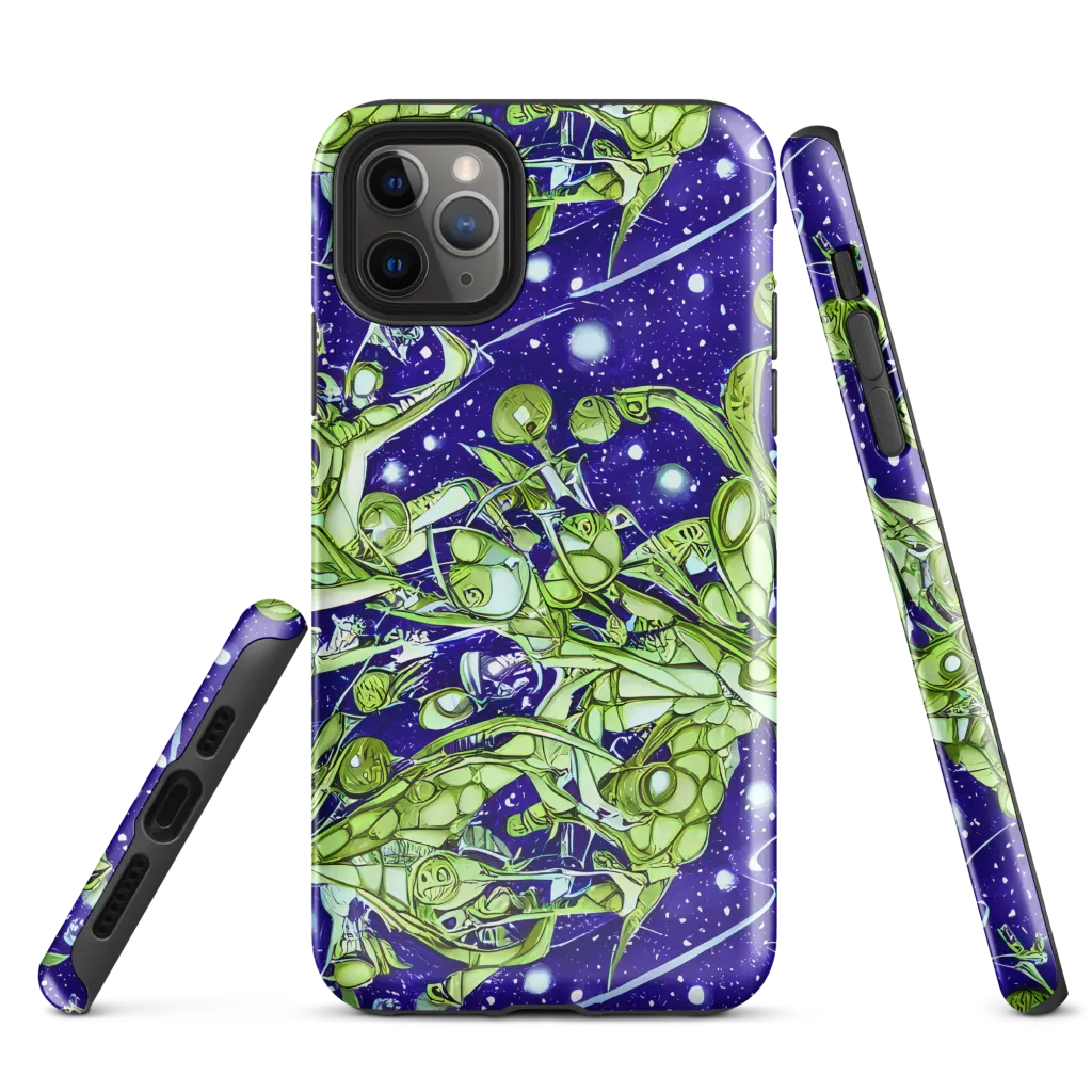 Galactic Greenery on Tough Case for iPhone® — Front