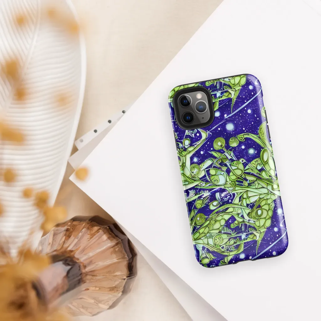 Galactic Greenery on Tough Case for iPhone® — Front