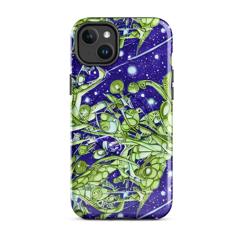 Galactic Greenery on MagSafe Tough Case for iPhone® — Front