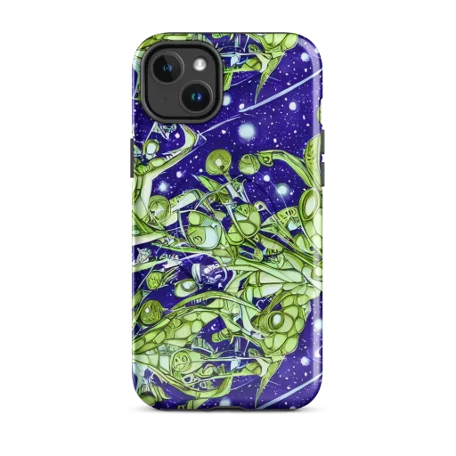 Galactic Greenery on a MagSafe Tough Case for iPhone®