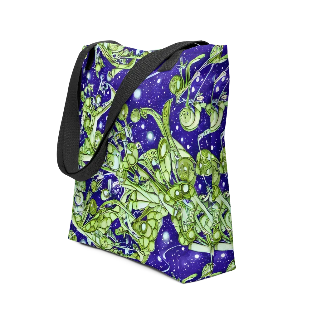 Galactic Greenery on Tote Bag — Front