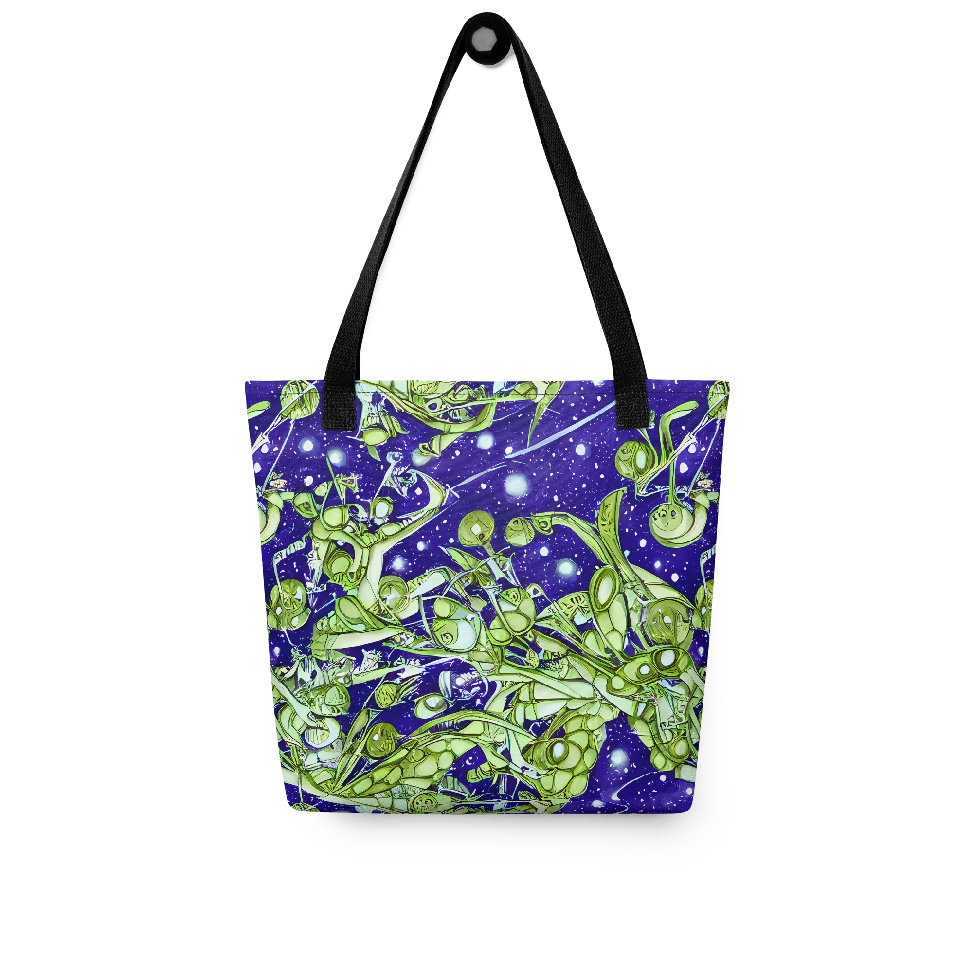 Galactic Greenery on Tote Bag — Front
