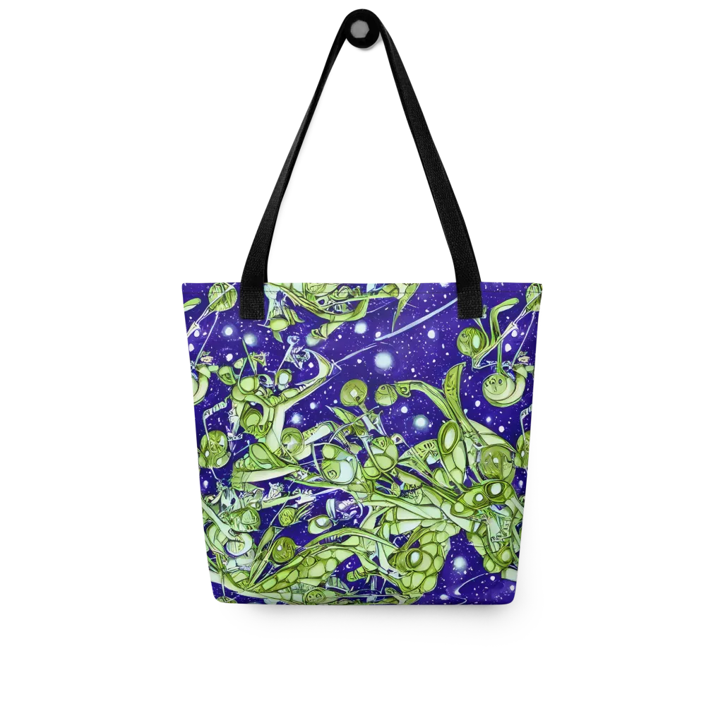 Galactic Greenery on Tote Bag — Front
