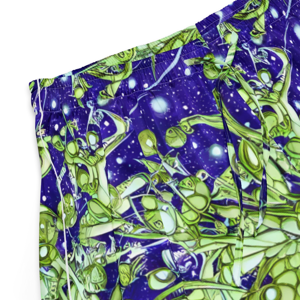 Galactic Greenery on Women's Pajama Shorts — Product details