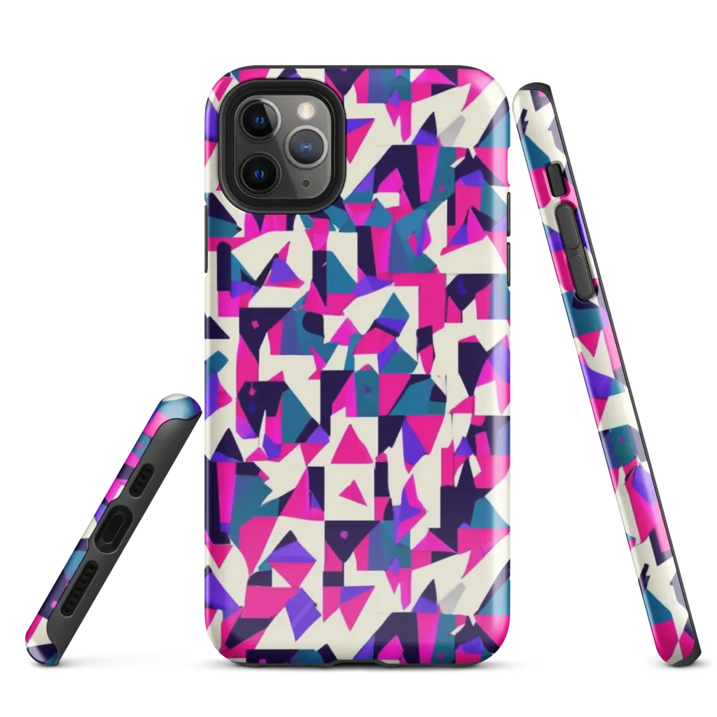 Ultraviolet Confetti on Tough Case for iPhone® — Front