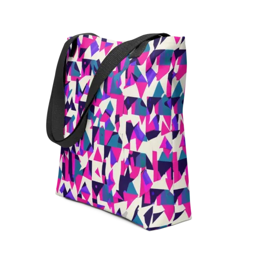 Ultraviolet Confetti on a Tote Bag