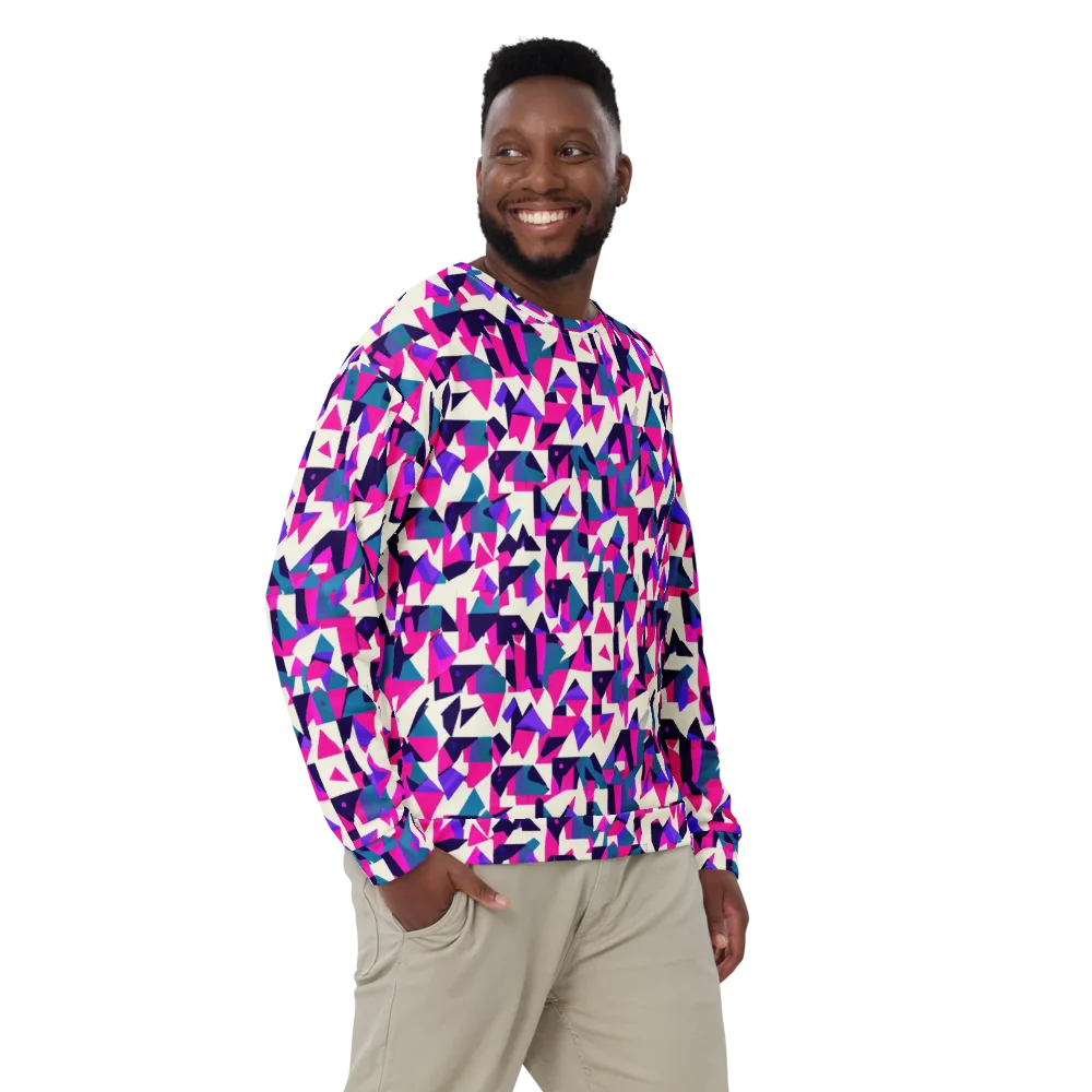 Ultraviolet Confetti on Sweatshirt — Front