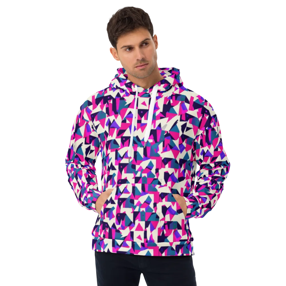 Ultraviolet Confetti on Hoodie — Front