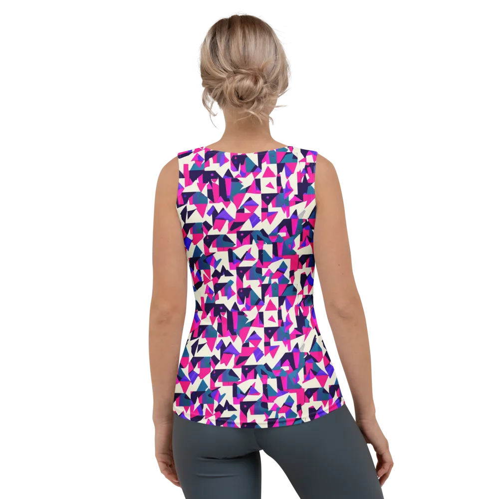Ultraviolet Confetti on Women's Tank Top — Back