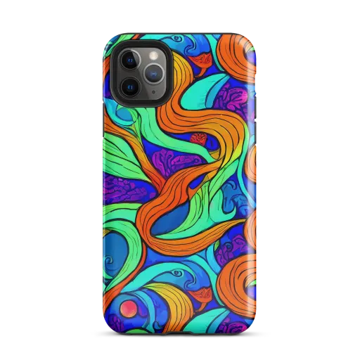 Limefire Waves on a Tough Case for iPhone®