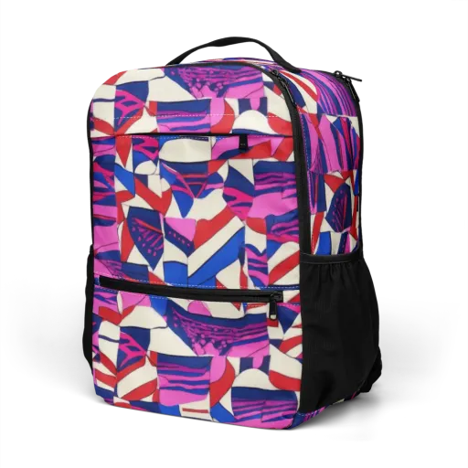 Neon Cabana on a Utility Backpack