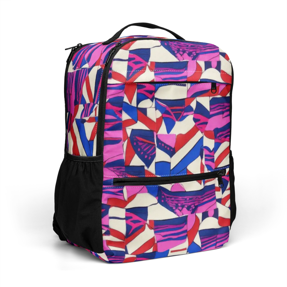 Neon Cabana on Utility Backpack — Right Front