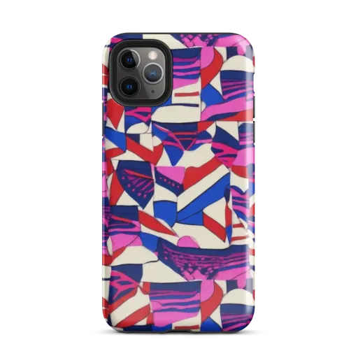 Neon Cabana on a Tough Case for iPhone®