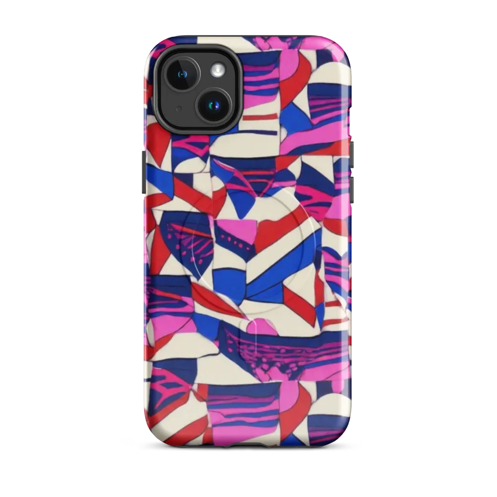 Neon Cabana on MagSafe Tough Case for iPhone® — Front