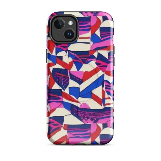 Neon Cabana on a MagSafe Tough Case for iPhone®
