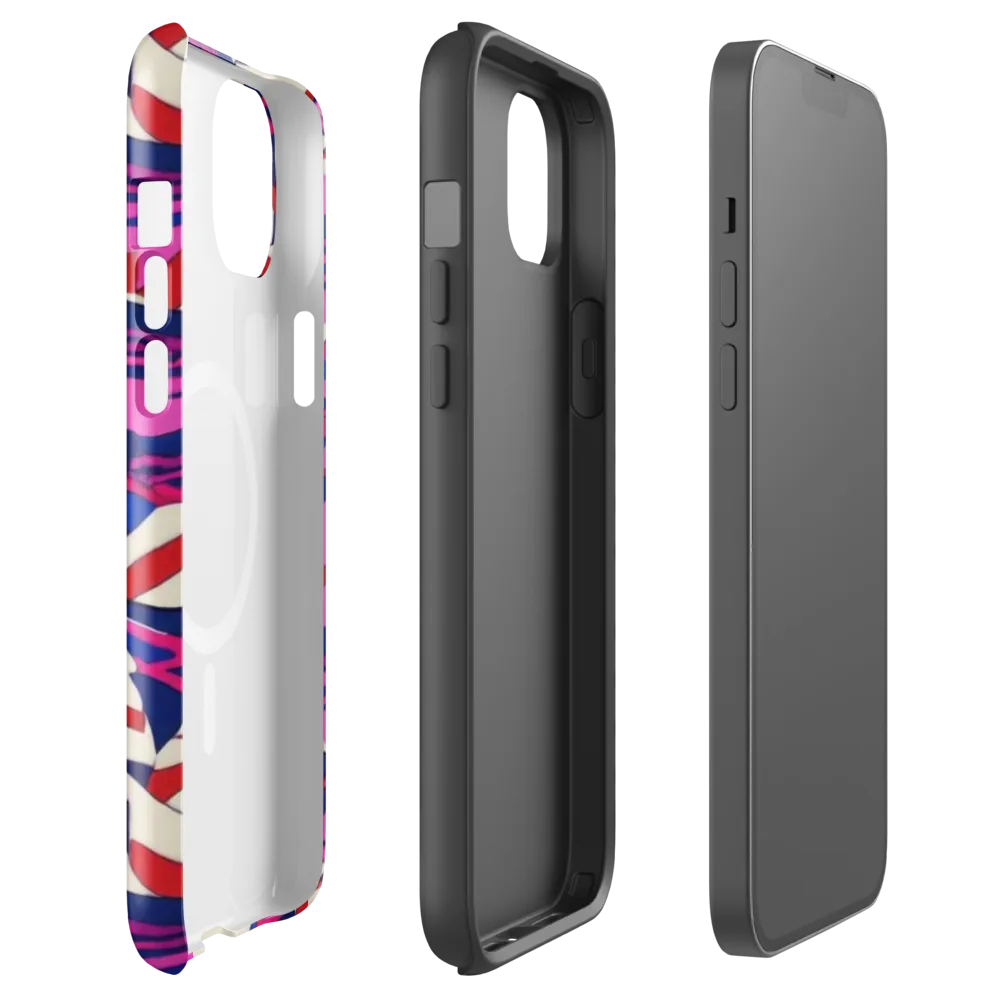Neon Cabana on MagSafe Tough Case for iPhone® — Front