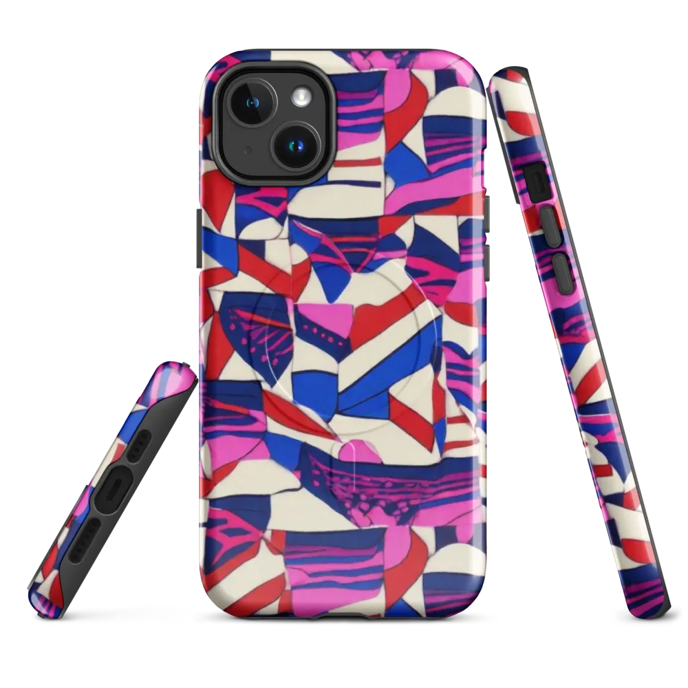 Neon Cabana on MagSafe Tough Case for iPhone® — Front