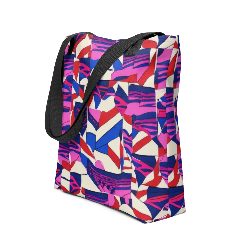 Neon Cabana on Tote Bag — Front