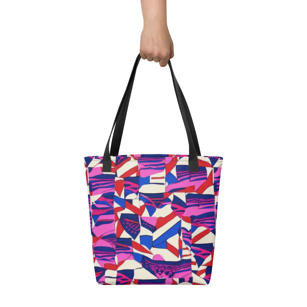 Neon Cabana on Tote Bag — Front