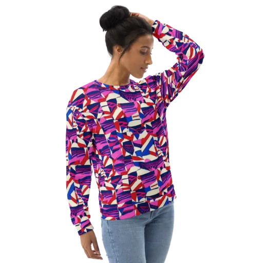 Neon Cabana on a Sweatshirt