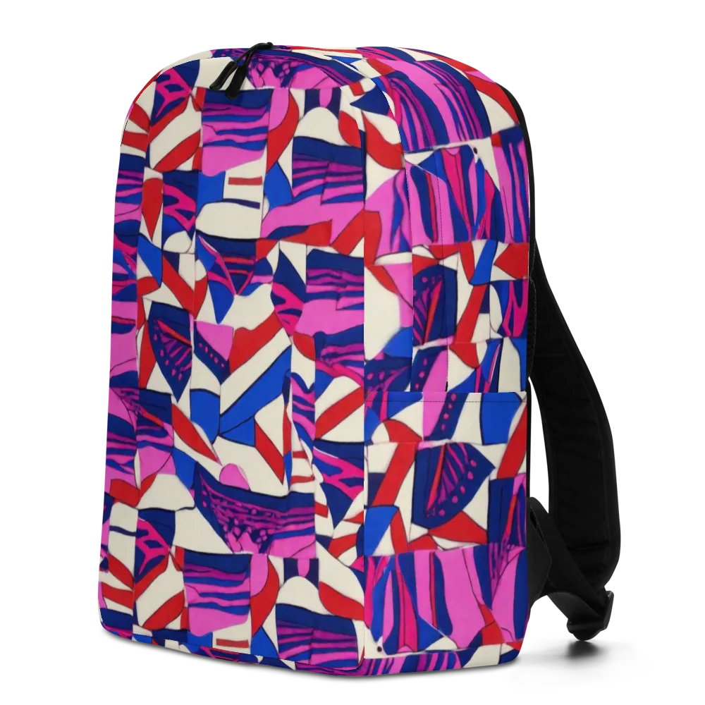 Neon Cabana on Minimalist Backpack — Left