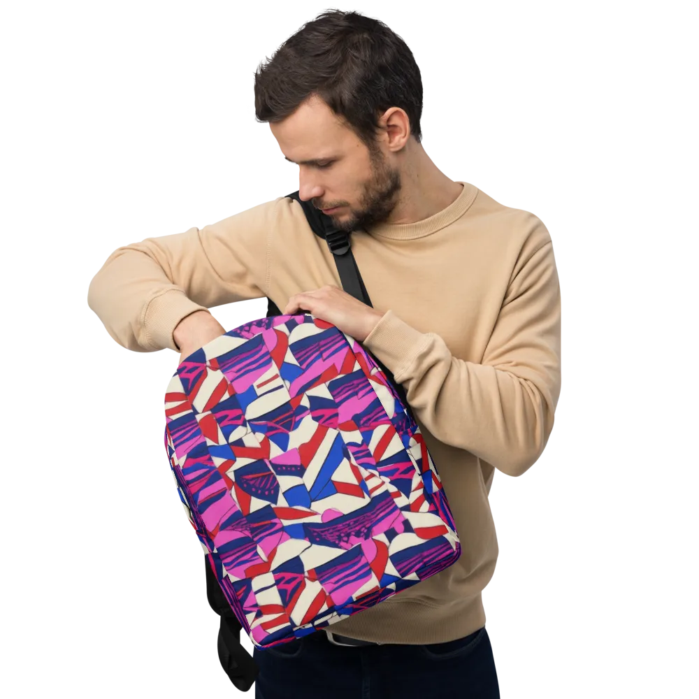 Neon Cabana on Minimalist Backpack — Front