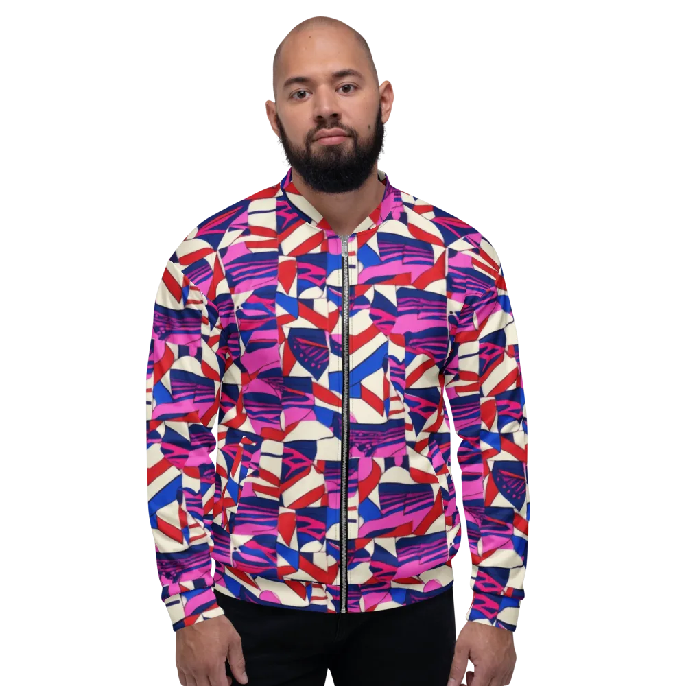 Neon Cabana on Bomber Jacket — Front