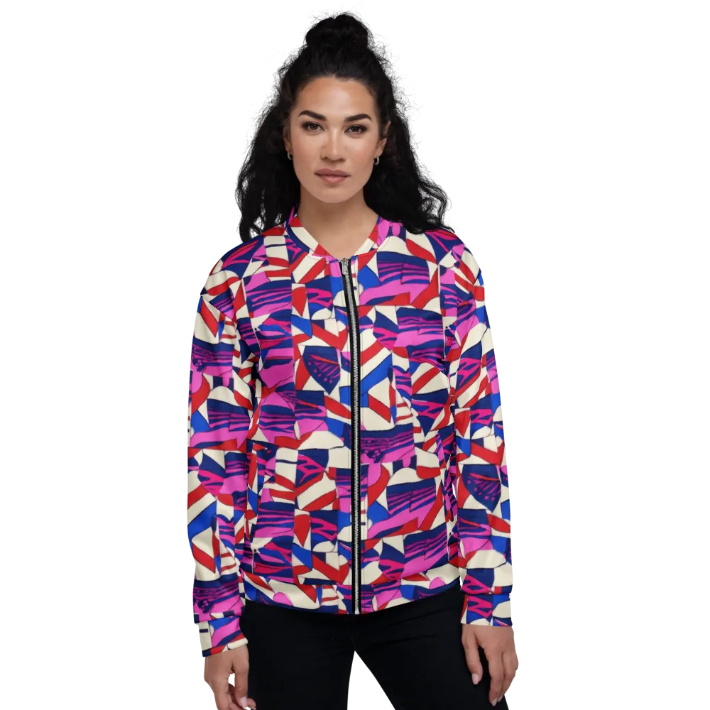Neon Cabana on Bomber Jacket — Front