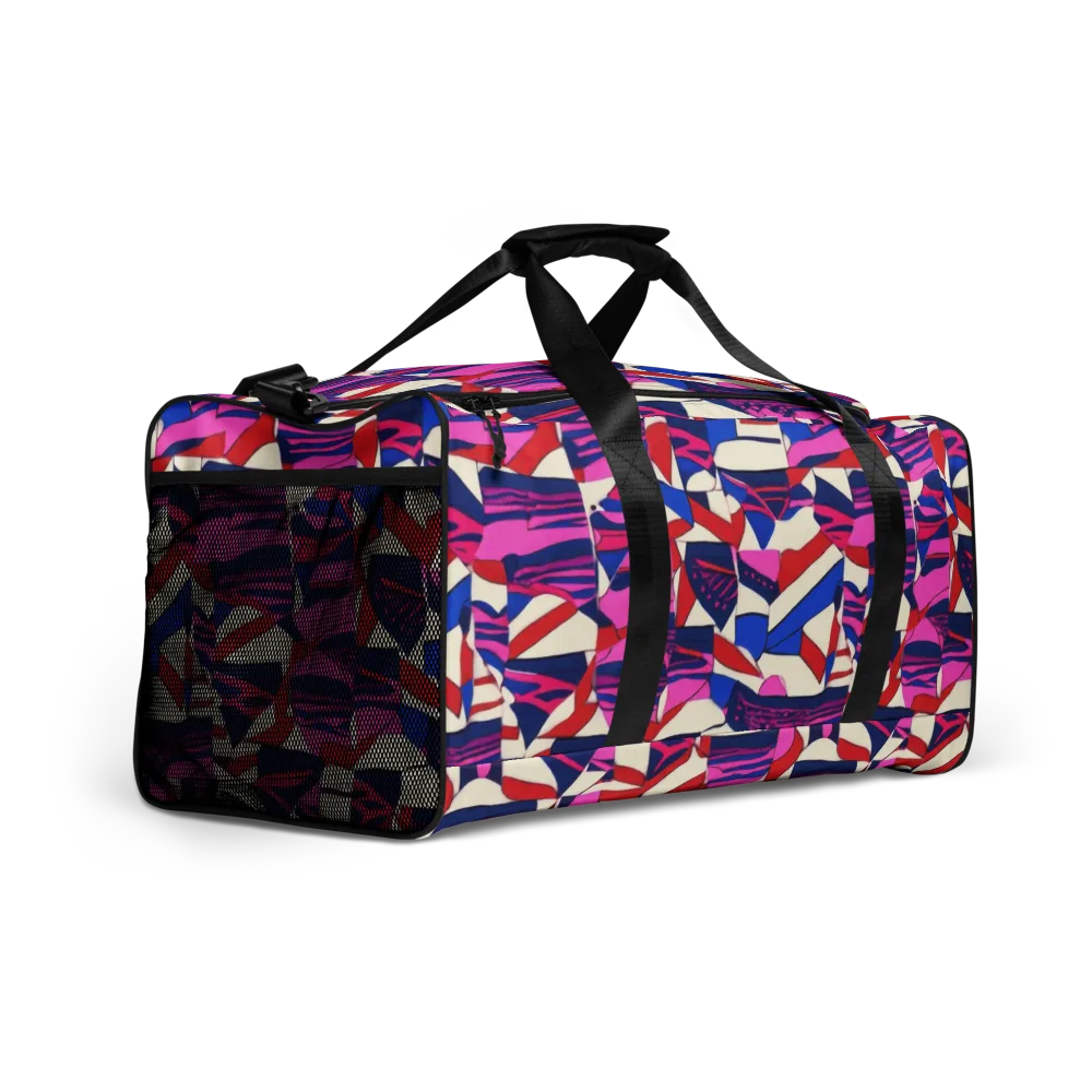 Neon Cabana on Duffle Bag — Right Front