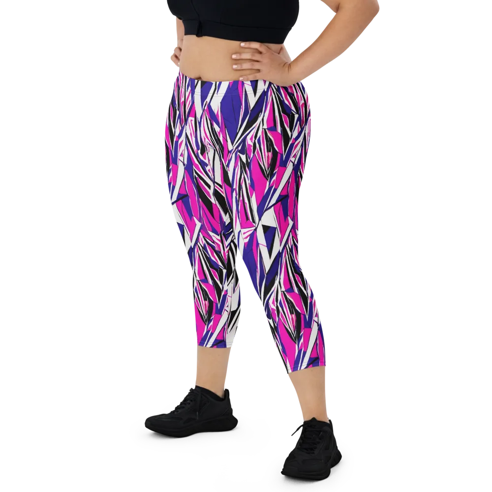 Chrome Wildfire on Capri Leggings — Front