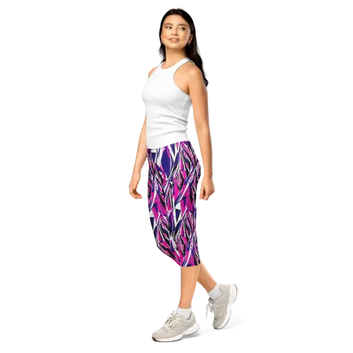 Chrome Wildfire on a Capri Leggings