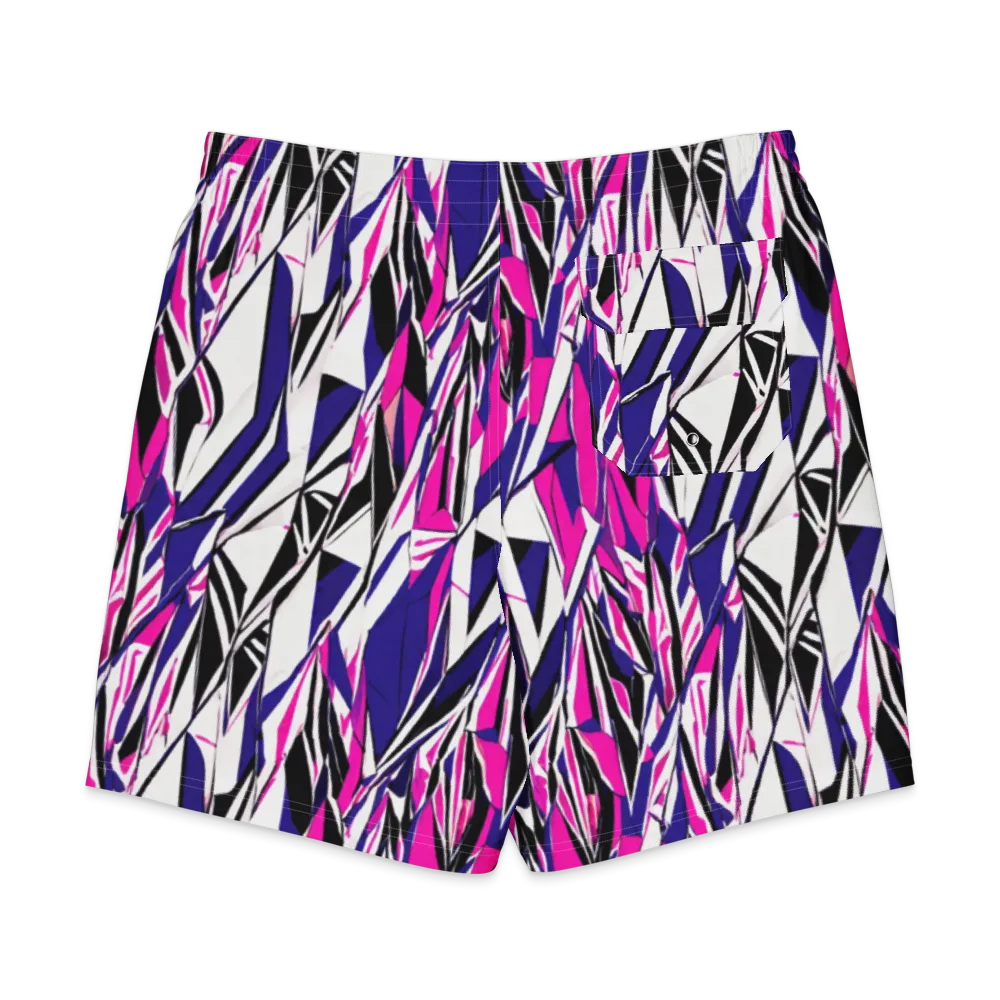 Chrome Wildfire on Men's Board Shorts — Back