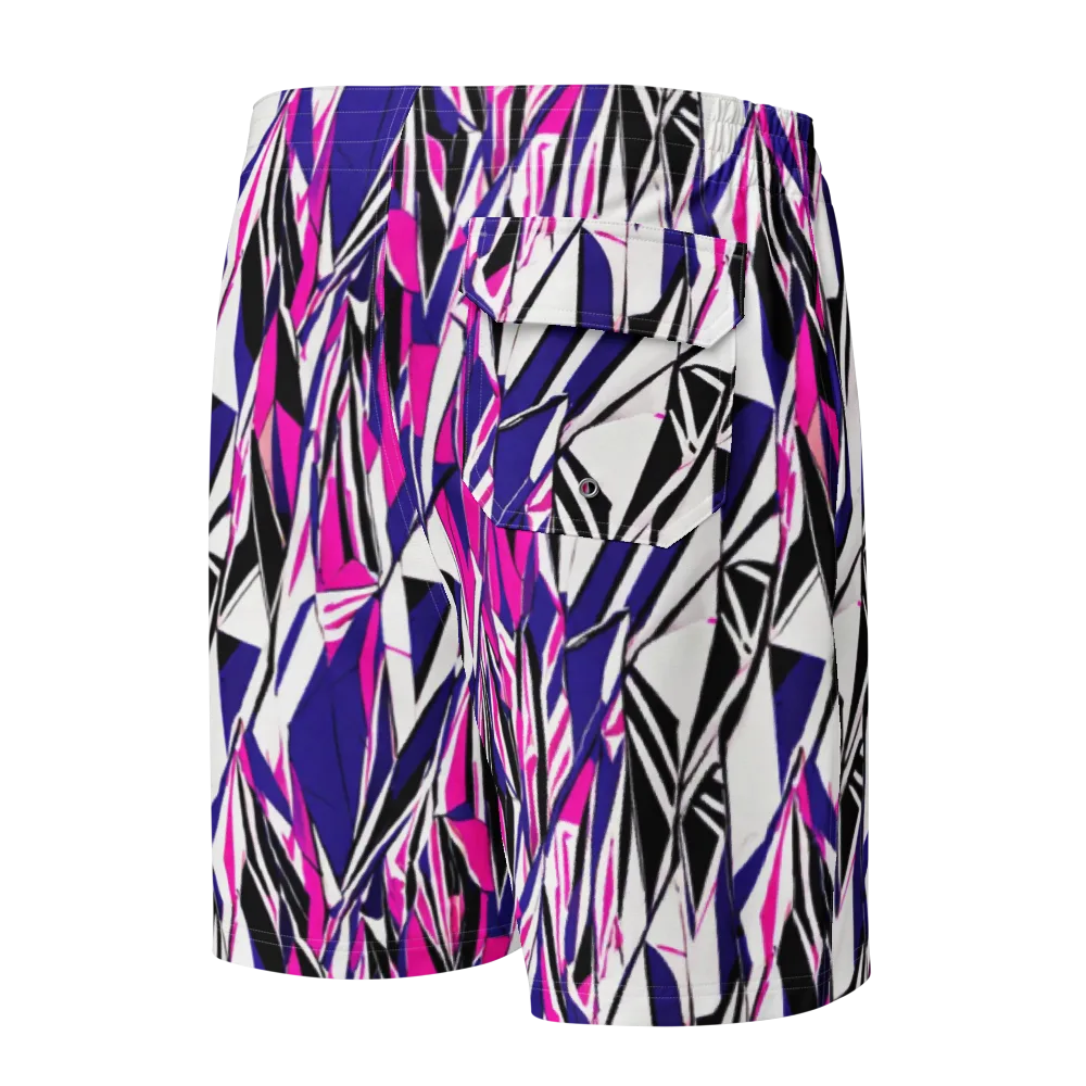 Chrome Wildfire on Men's Board Shorts — Back