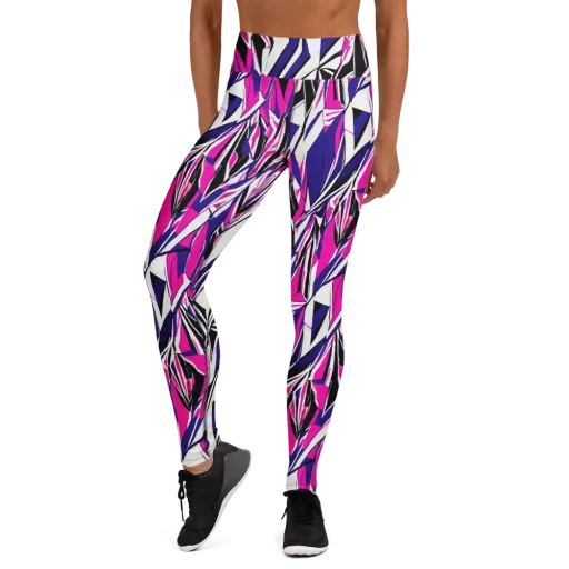 Chrome Wildfire on a Yoga Leggings